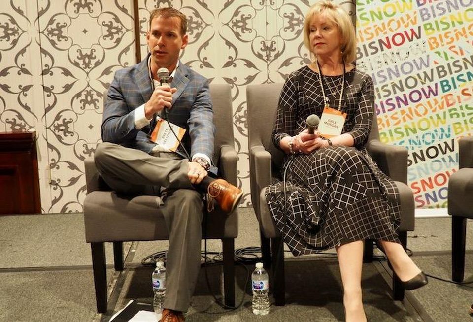 ZOM Senior Living's Brett Gelsomino and Mather LifeWays' Gale Morgan