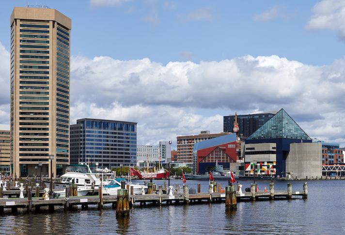 Baltimore's Inner Harbor. 