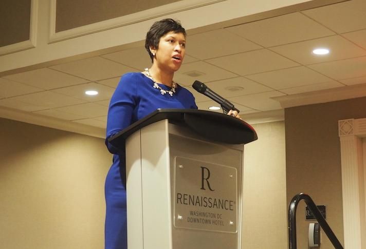 Mayor Muriel Bowser affordable housing event