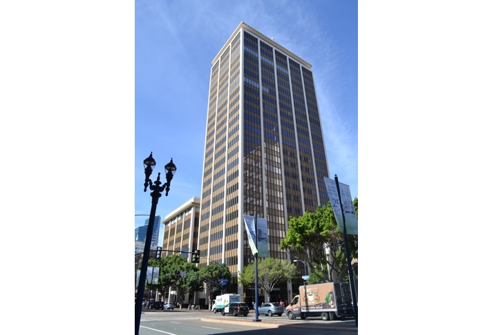This office complex at 1010 Second Ave. includes two office towers with a total of 334k SF.