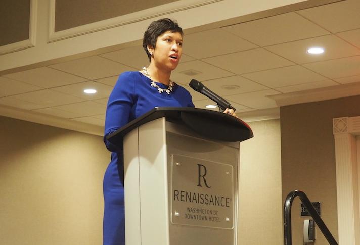 Mayor Muriel Bowser affordable housing event