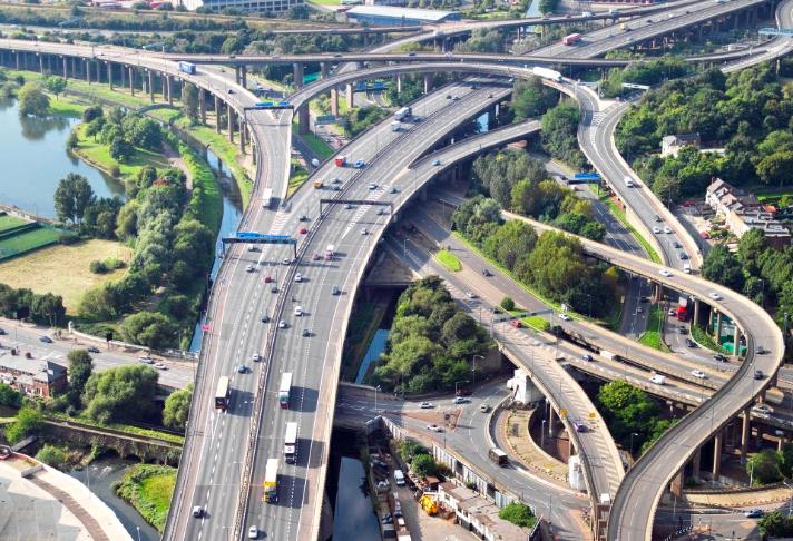 Spaghetti junction, Birmingham motorway
