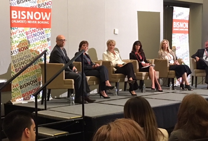 Array Advisors Principal and Practice Leader, Strategy Advisory Services Fady Barmada, USPI Senior Vice President, Clinical Operations Ann Shimek, Methodist Health System COO Pamela Stoyanoff, Texas Health Resources Executive Vice President Elizabeth Ransom, Texas Scottish Rite Hospital for Children Chief of Business Development-Strategy Sharon Larson, and SmithGroupJJR Principal, Studio Leader David Winfrey, who moderated.
