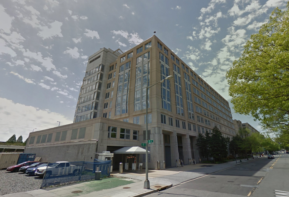 The One Independence Square office building at 250 E St. SW