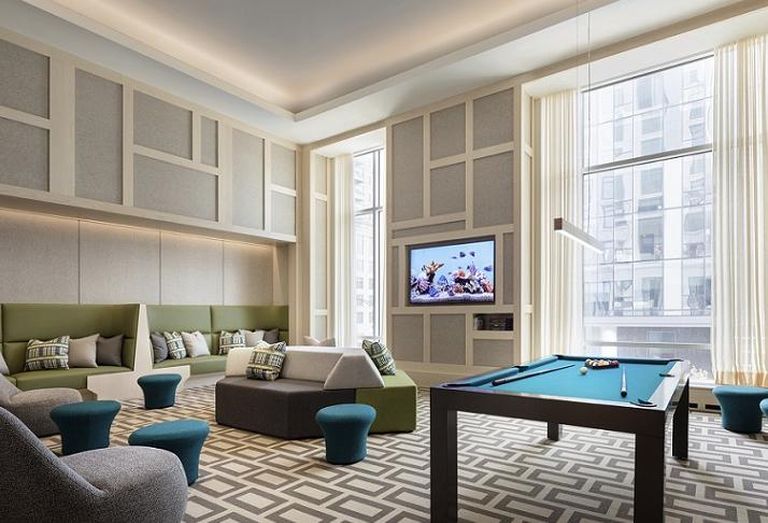 Recreation room at One Bennett Park