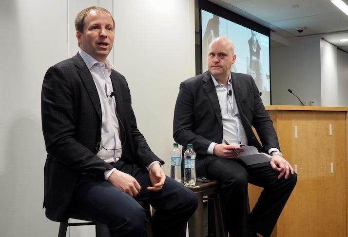SAIC's Nathan Rogers and Traction Technology Partners' Brian Watson