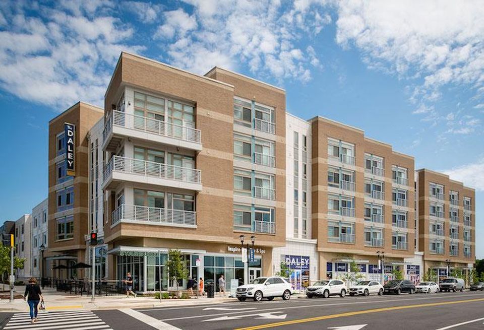 The Daley, a 333-unit apartment building with retail near the Shady Grove Metro station.