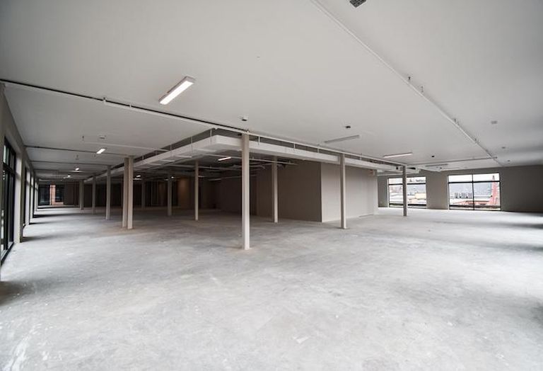 The office space on the third floor of the Adora project at 1827 Wiltberger St. NW. 