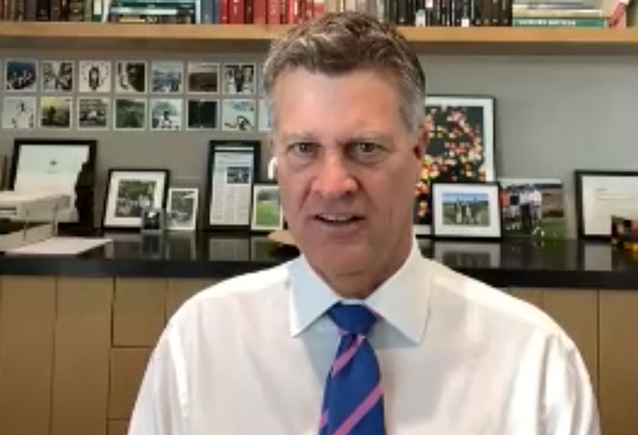 Cushman & Wakefield CEO Brett White on Wednesday's Walker Webcast. 