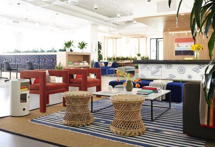 The inside of WeWork's new 660 North Capitol St. NW space. 