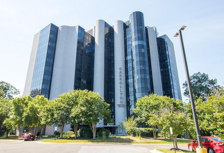 One of the Carrollton Corporate Center office buildings at 8201 Corporate Drive