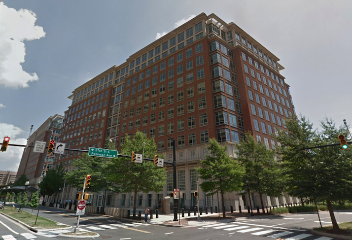 The office building at 2777 Crystal Drive in Arlington