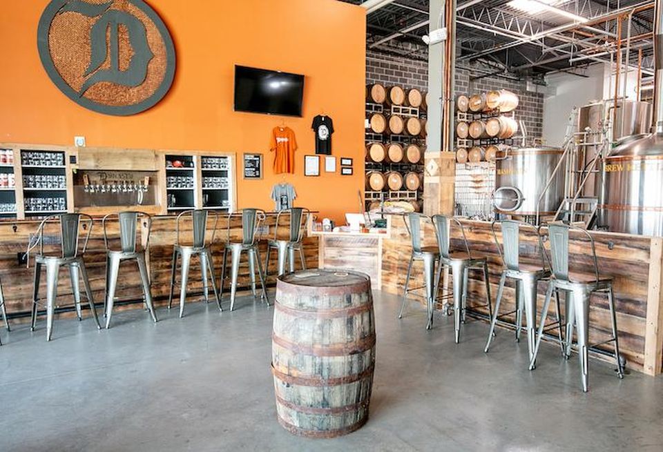 The Dynasty Brewing taproom inside St. John Properties' Ashburn Crossing park