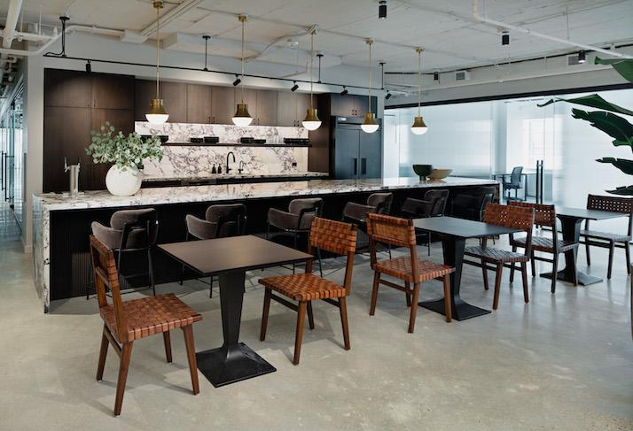 One of the common areas in Bond Collective's D.C. coworking space, which opened earlier this year. 