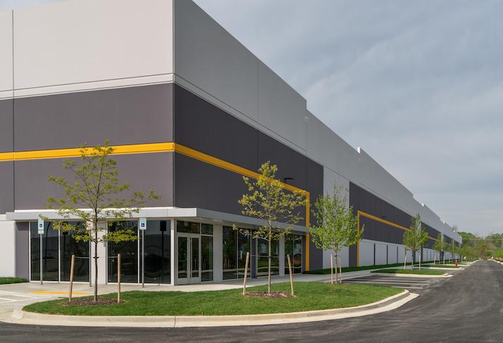 The warehouse project in Capitol Heights, Md., that Pinkard and Normandy delivered in May. 