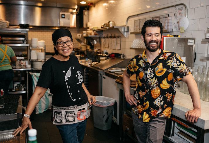Thamee co-owners Chef Jocelyn Law-Yone and Eric Wang. 