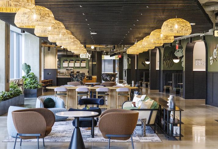 Amazon's new HQ2 buildings have a series of common areas that it calls 