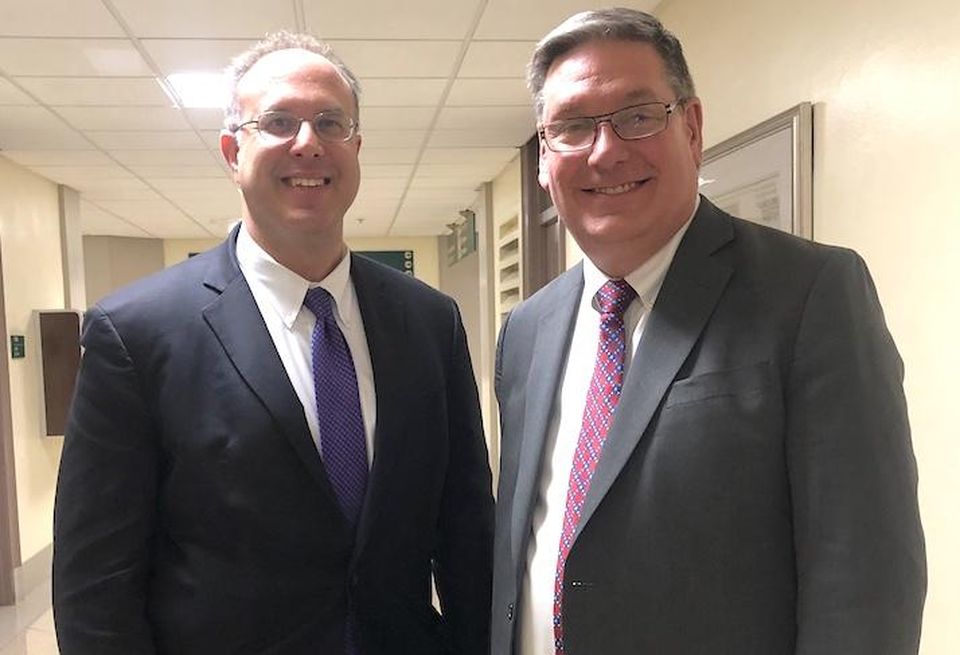 Rhode Island Secretary of Commerce Stefan Pryor and Delaware Prosperity Partnership CEO Kurt Foreman