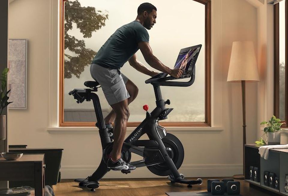 A Peloton bike.