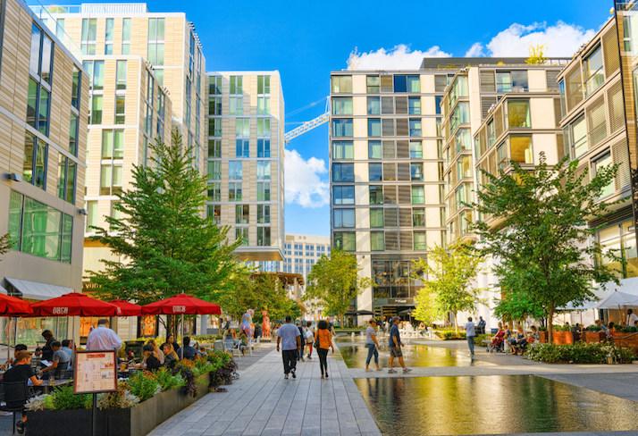 The planned Station Plaza development in Woodbridge