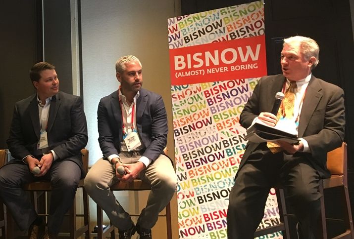 Palisade Partners president Paul Brooks, BMC Investments CEO Matthew Joblon and Transwestern SVP Tom Wanberg, who moderated
