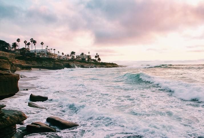 San Diego shoreline