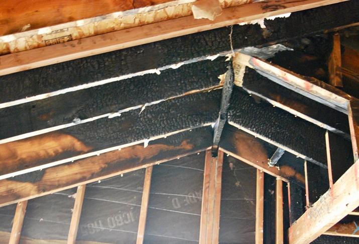 The roof of Saeed Yazdianpour's home caught fire during the Canyon Fire 2 wildfire in October in Anaheim Hills. The roof of Saeed Yazdianpour's home caught fire during the Canyon Fire 2 wildfire in October in Anaheim Hills.