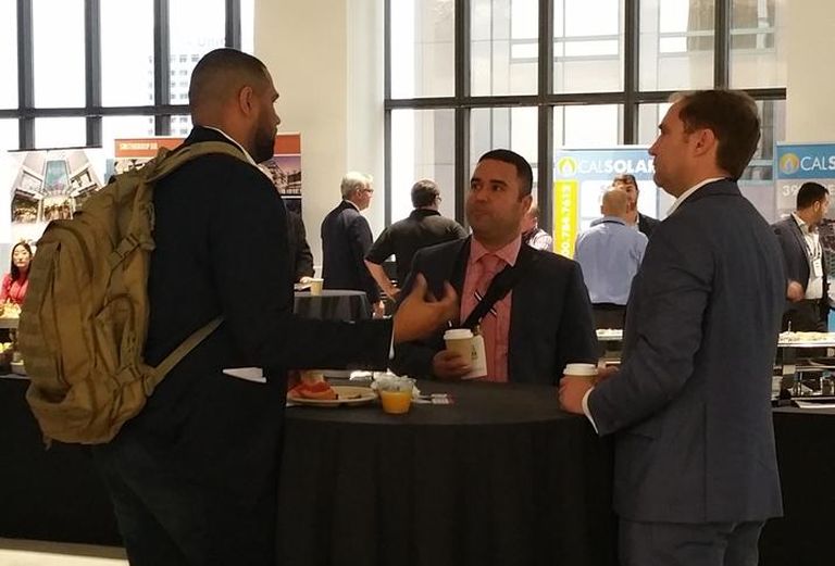 Networking during the SoCal CRE Leadership Conference