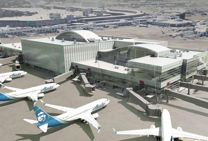 Rendering of the North Satellite facility modernization
