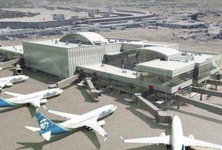 Rendering of the North Satellite facility modernization