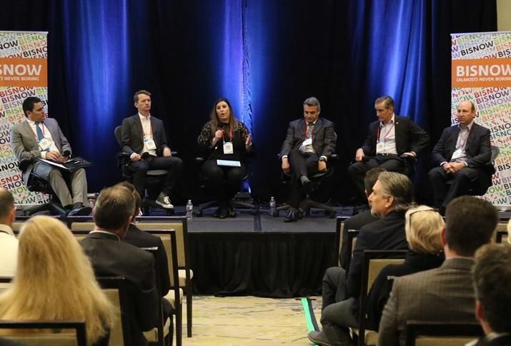 Allen Matkins' Timothy Hutter, Malick Infill's Andrew Malick, Housing on Merit's Jennifer Litwak, Sudberry Properties' Marco Sessa, Baldwin & Sons' Shawn Baldwin and Sunroad Asset Management's Dan Feldman.