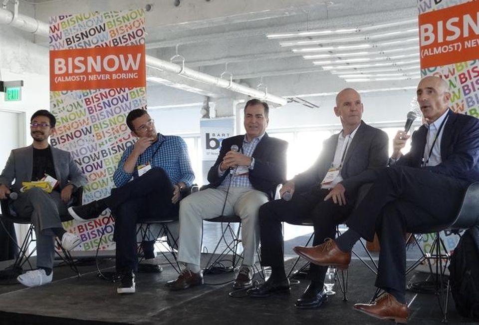 Wendel Rosen's Garret Murai, who moderated, Brick Architecture and Interiors' Rob Zirkle, Signature Development's Paul Nieto, McGrath Properties' Terry McGrath and Thompson Dorfman's Bruce Dorfman