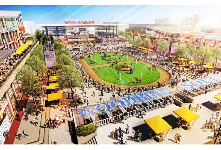 Rendering of Woodbine Station in Toronto