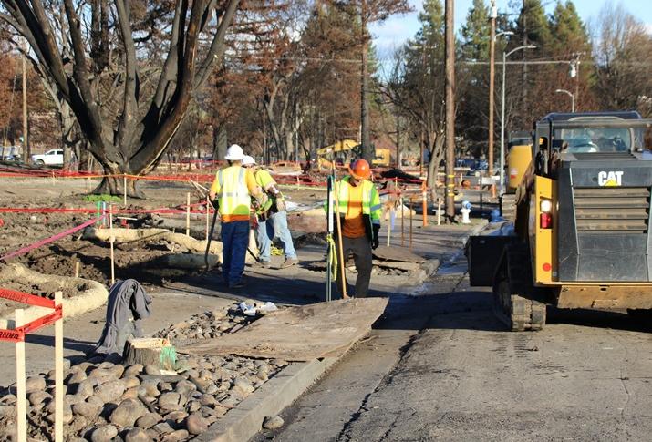 U.S. Army Corps of Engineers contractors remove debris in the Coffey Park neighborhood in Santa Rosa, Calif. U.S. Army Corps of Engineers contractors continue to remove debris in Coffey Park neighborhood within Santa Rosa, California as part of the mission to oversee the clearing of residential properties, Jan. 5.