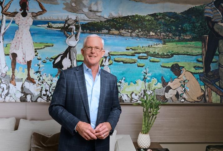 John Kilroy in his San Francisco office