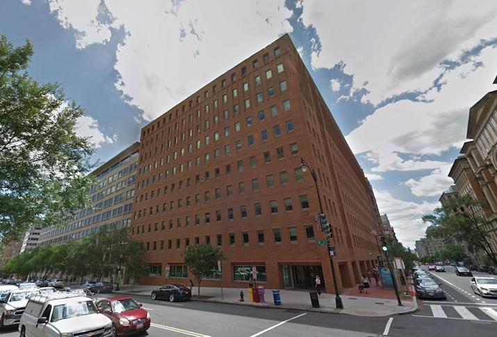 The office building at 600 E St. NW