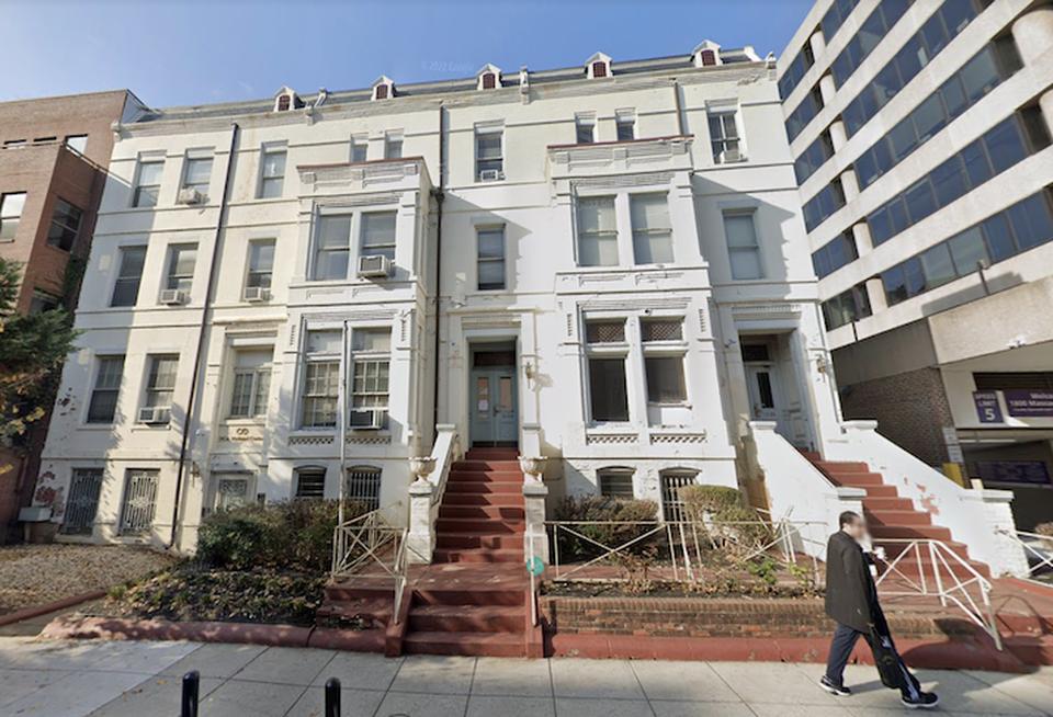 The property at 1322, 1324 and 1326 18th St. NW in D.C.