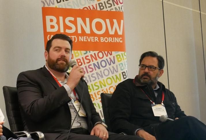 Swinerton Project Executive Preston Hoopes and Insight Realty and Acquity Realty co-founder Dennis Randall 