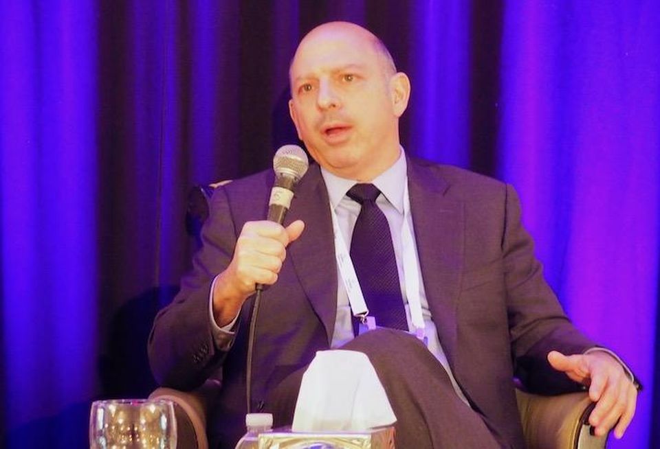 Freddie Mac CEO David Brickman at a 2018 Bisnow event.