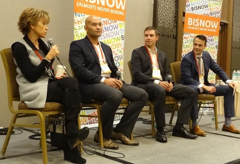 IHP Capital Partners' Reneé McDonnell, Vanguard Properties' Alex Kolovyansky, Swift Real Estate Partners' Tommy Christman and HFF's Eric Kathrein