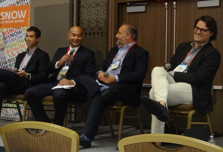 Lubin Olson's Alex Pugh, Vanguard Properties' Alex Kolovyansky, TruAmerica's Noah Hochman and Hanover Financial's John Paul Peterson