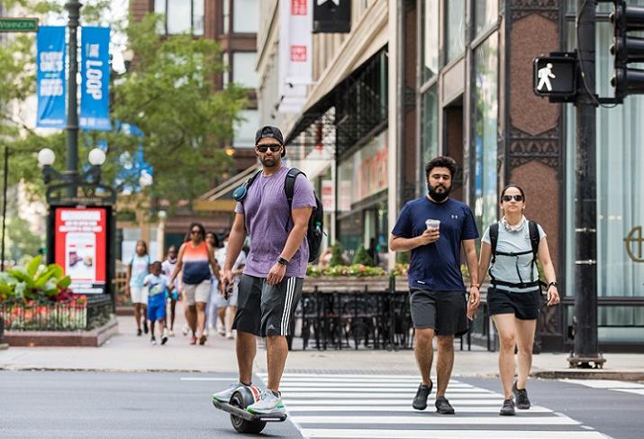 Pedestrians Are Again Returning To Downtown After Summer's Delta Scare