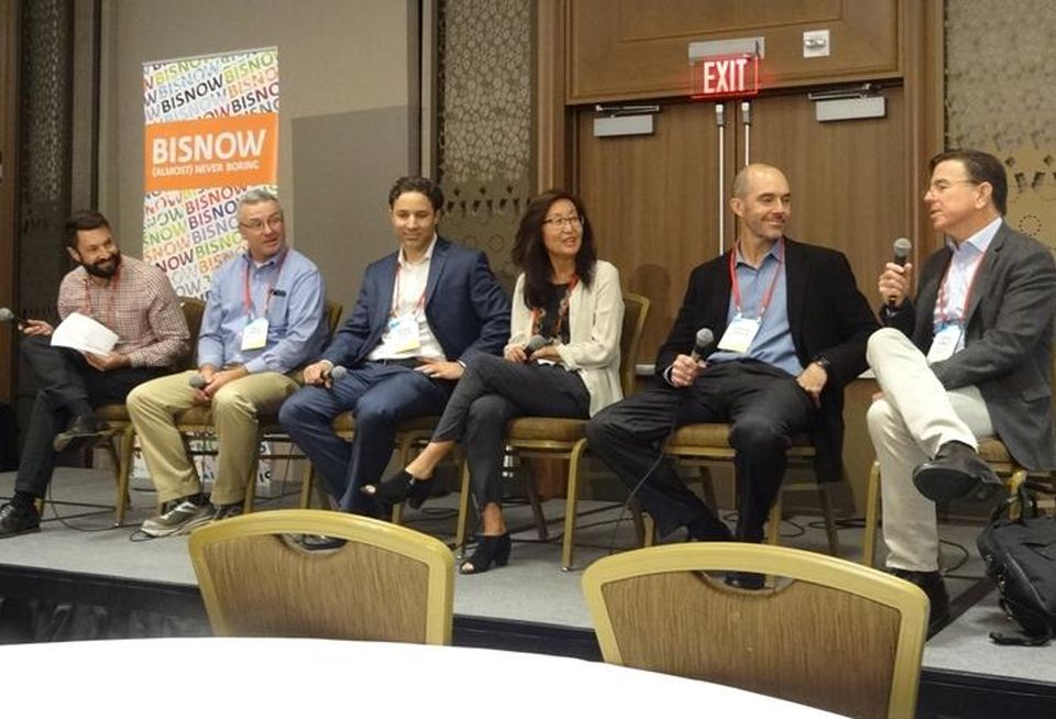 Creo Landscape Architects' Todd Lansing, Pankow's Wally Naylor, Lowney Architecture's Anthony Cataldo, Windflower Properties' Fei Tsen, HKS' Brendan Dunnigan and Panoramic Investments' Patrick Kennedy