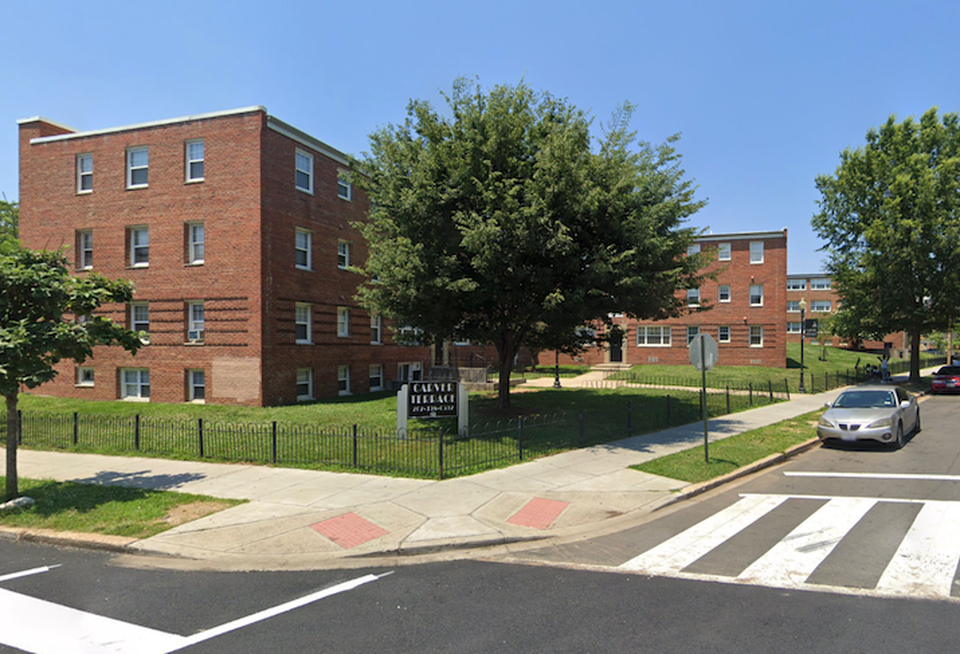 The Carver Terrace apartment community in Northeast D.C.
