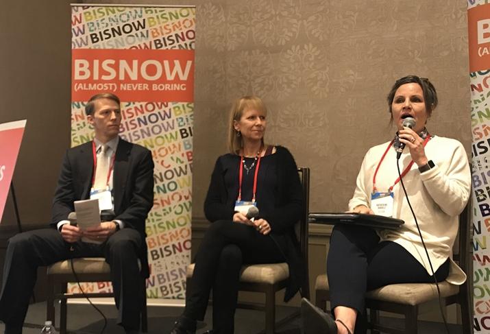 Platform Ventures' Todd Blanding, SV@Home's Leslye Corsiglia and SCCHA's Katherine Harasz