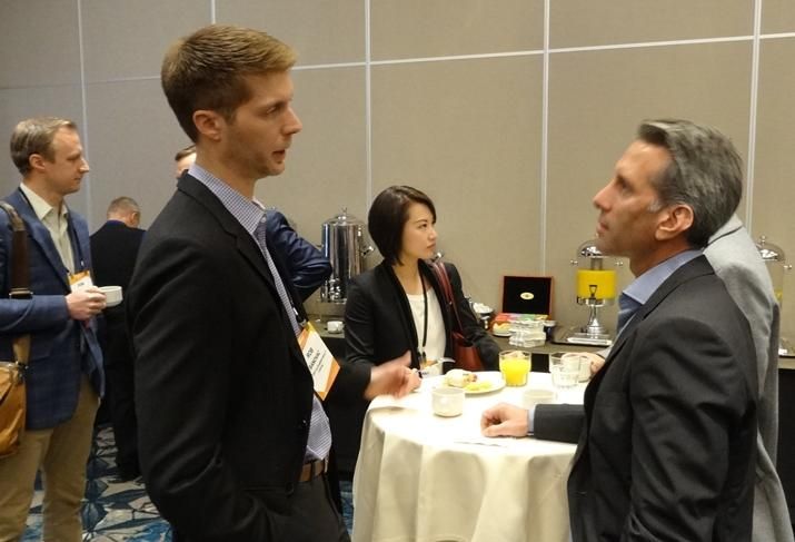 Attendees network at Bay Area Capital Markets and Real Estate Finance.