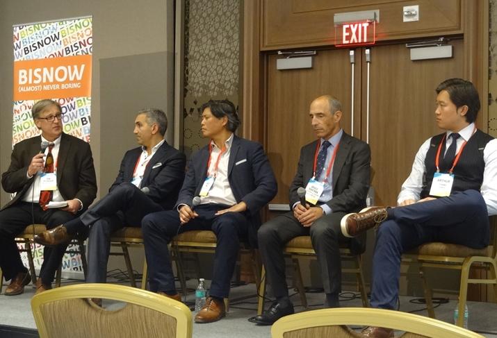 MBH Architects' Tom Pflueger, Lennar Multifamily Communities' J.J. Abraham, AGI Avant's Eric Tao, Trammell Crow Residential's Bruce Dorfman and Sonder's Arthur Chang