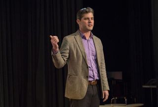 USGBC's Brenden McEneaney speaking at a healthy buildings event
credit: USGBC