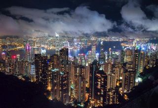 Hong Kong skyline 