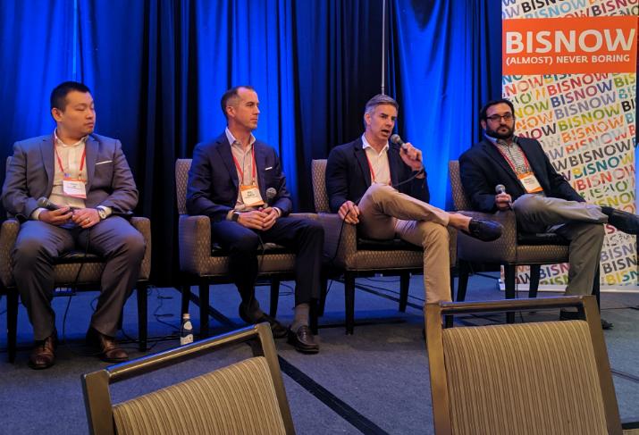 DMG Investments CEO Jacky He, Walker & Dunlop Managing Director Will Baker, CA Ventures Executive Vice President Brian Thompson and Toll Brothers Managing Director Russell Rochestie